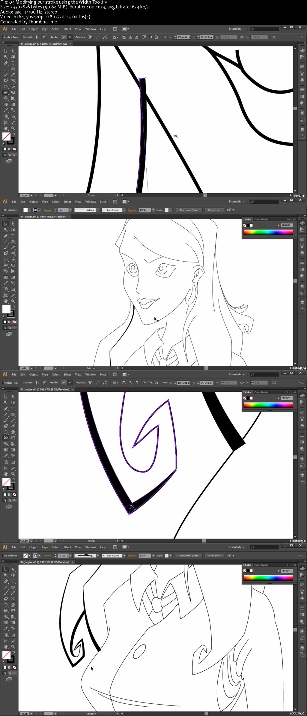 Inking Comic Art in Illustrator