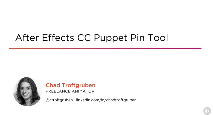 After Effects CC Puppet Pin Tool (Complete)