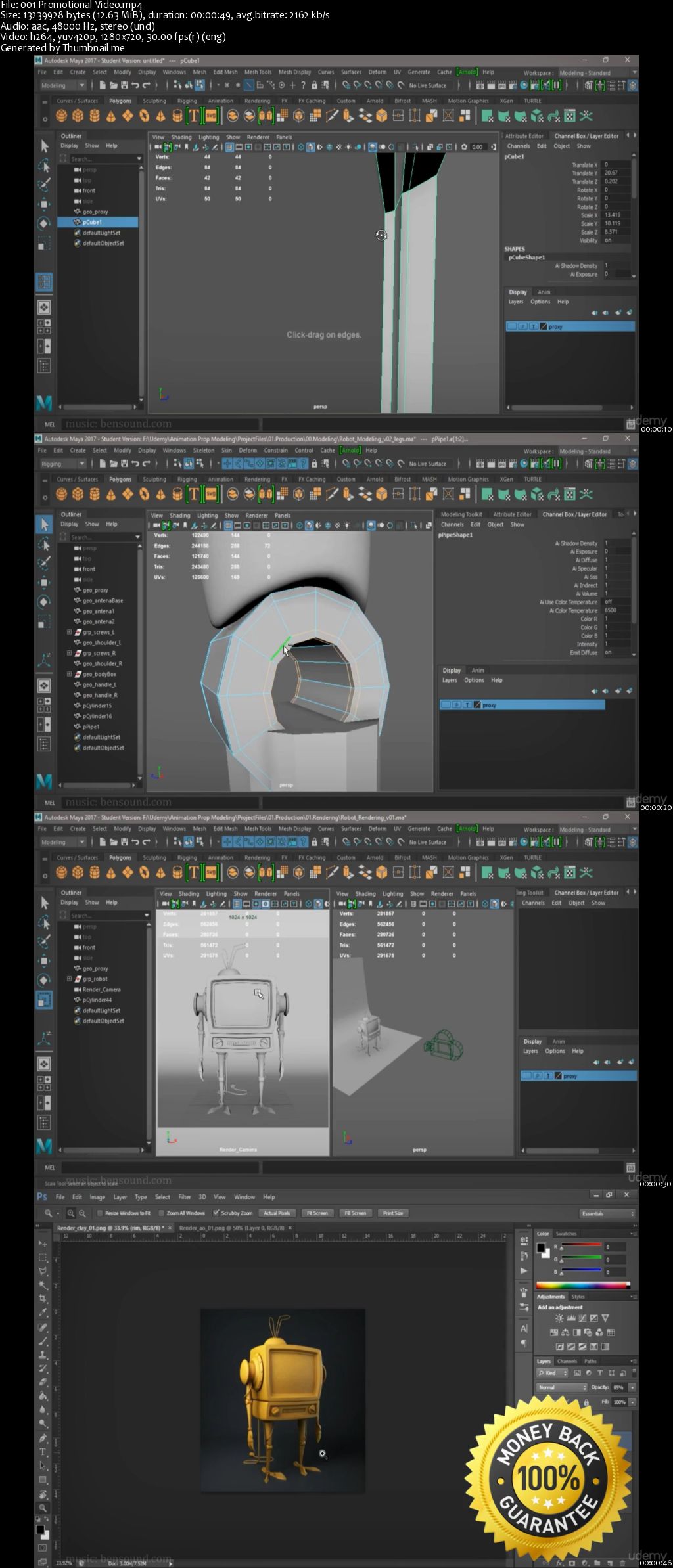 Create Professional 3D Models from Scratch in Maya