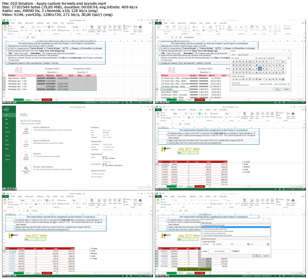 Lynda - Cert Prep: Excel 2013 Microsoft Office Expert Part One (77-427)