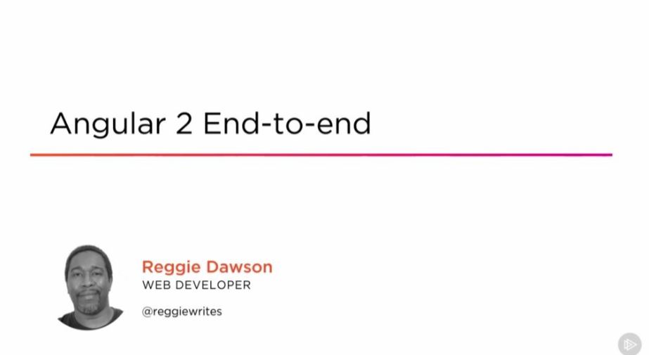 Angular 2 End-to-end