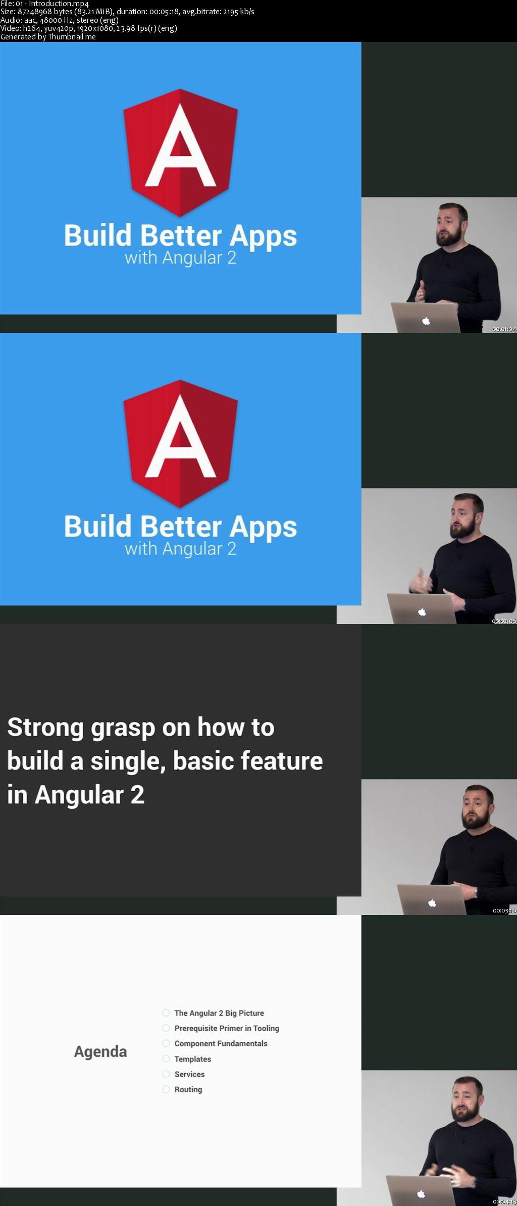 Building Web Applications in Angular 2