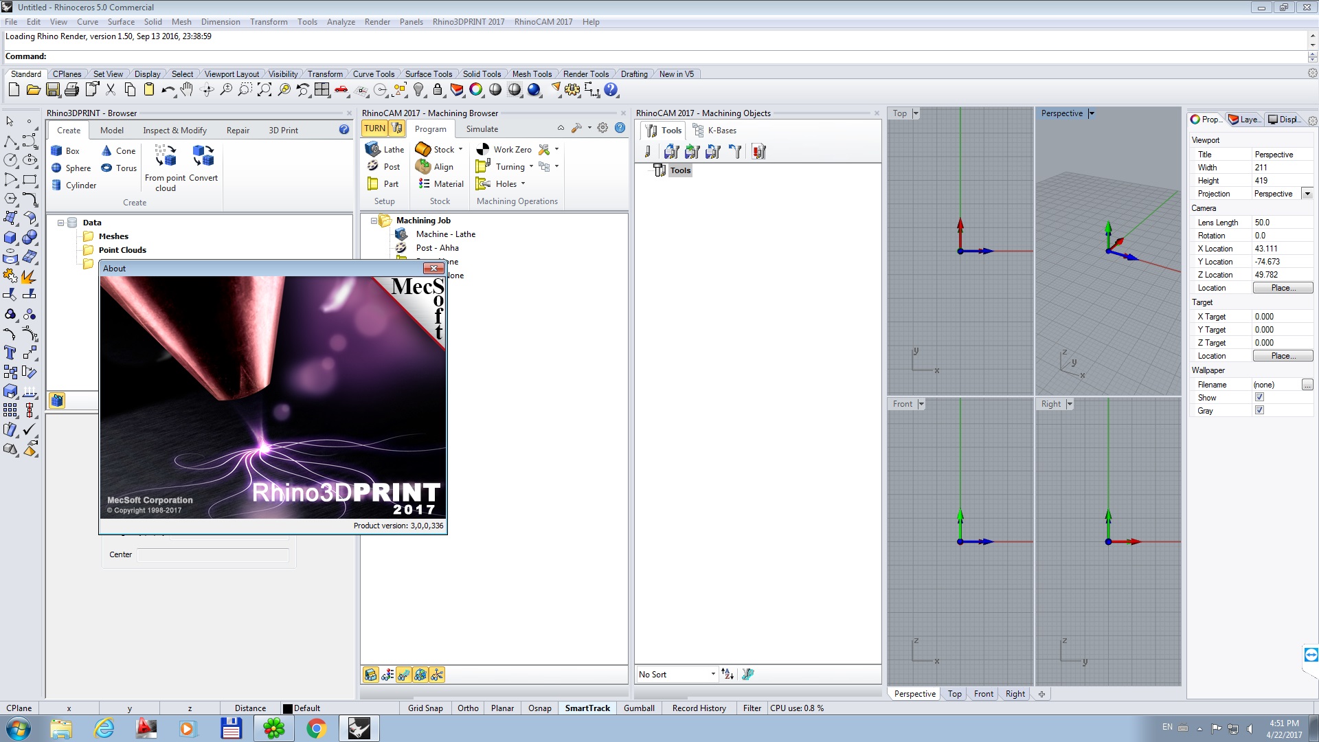 MecSoft Rhino3DPrint 2017 version 3.0.336