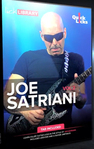 Lick Library - Quick Licks Joe Satriani Vol 2 (2017)