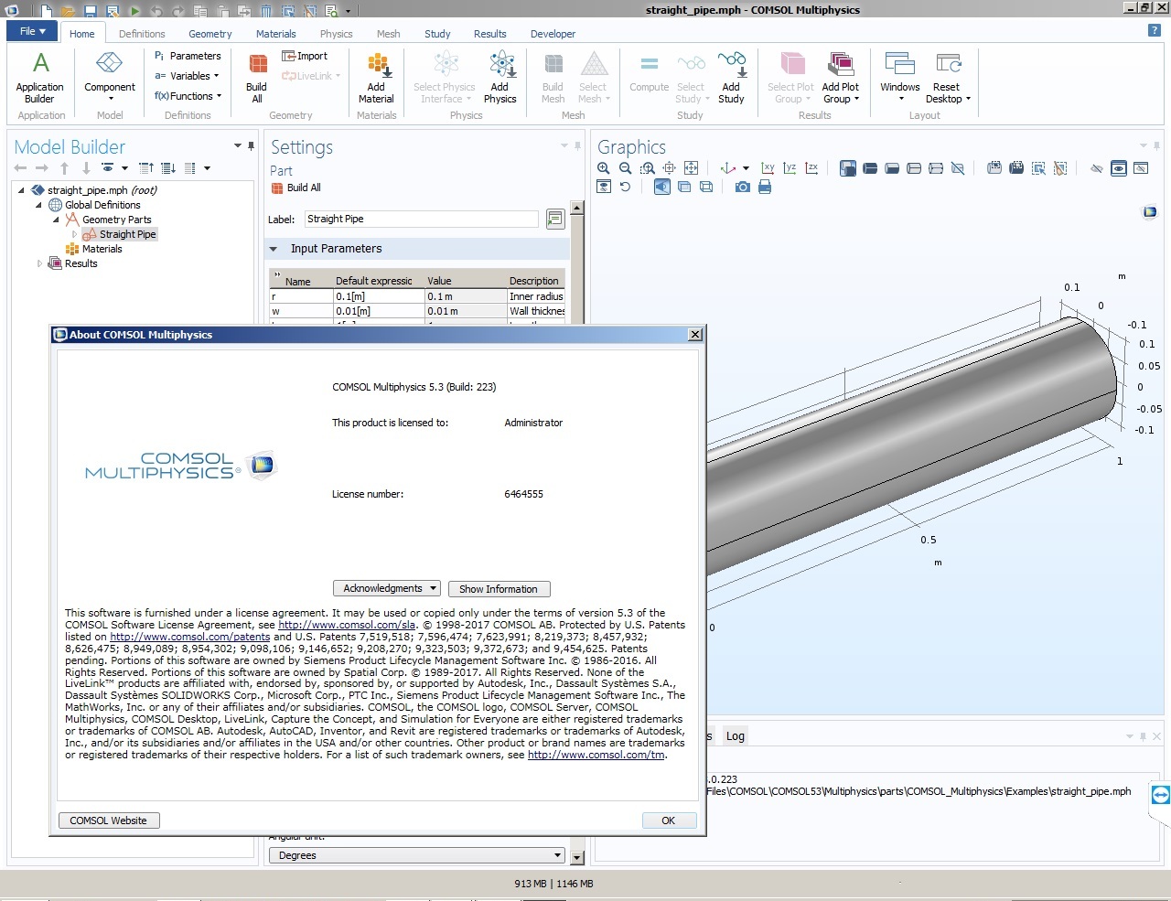 Comsol Multiphysics 5.3