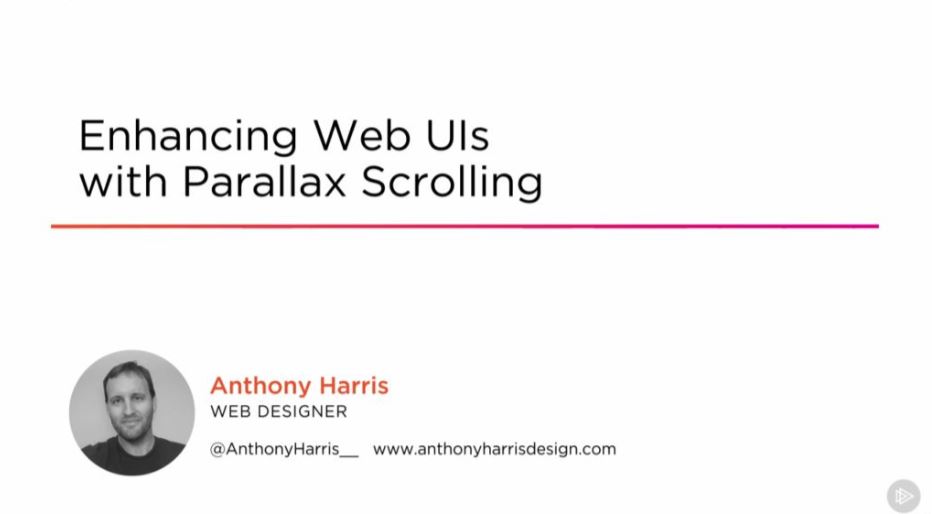 Enhancing Web UIs with Parallax Scrolling