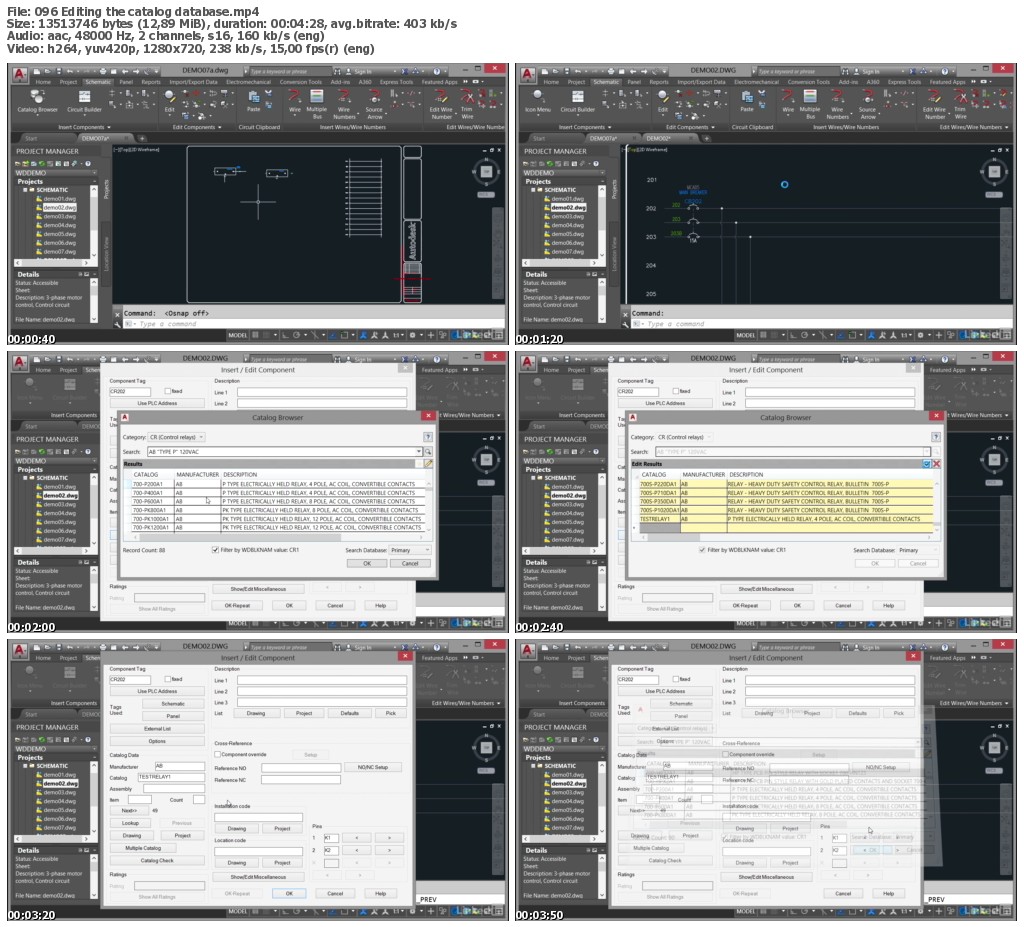 Lynda - AutoCAD Electrical Essential Training (updated Apr 28, 2017)