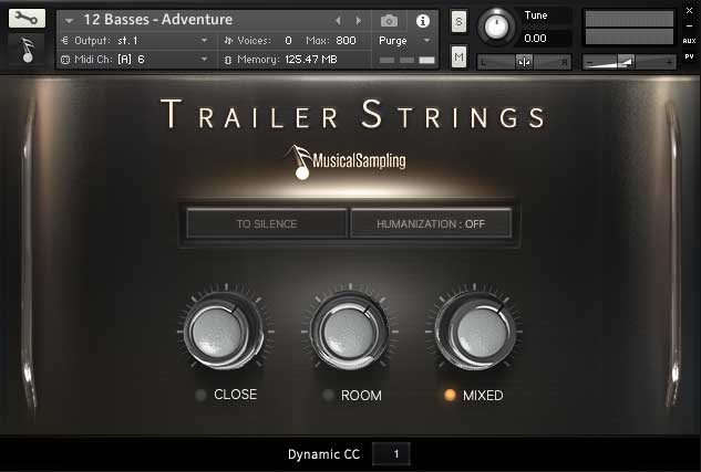 Musical Sampling Trailer Strings KONTAKT