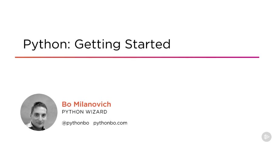 Python: Getting Started