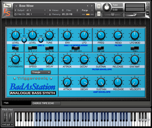 Triggersoniq BadAsStation KONTAKT-0TH3Rside screenshot