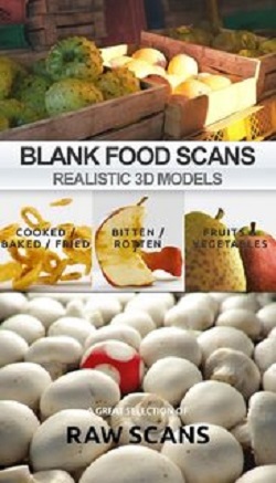 Blanc Realistic – Scanned Food – 3D Models