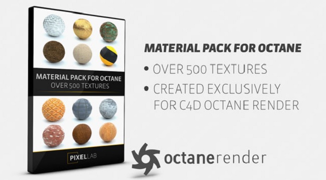 The Pixel Lab Material Pack for Octane C4D