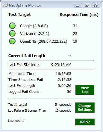 Net Uptime Monitor 1.2.0.0