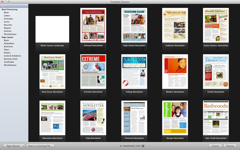 Apple Pages 4.1