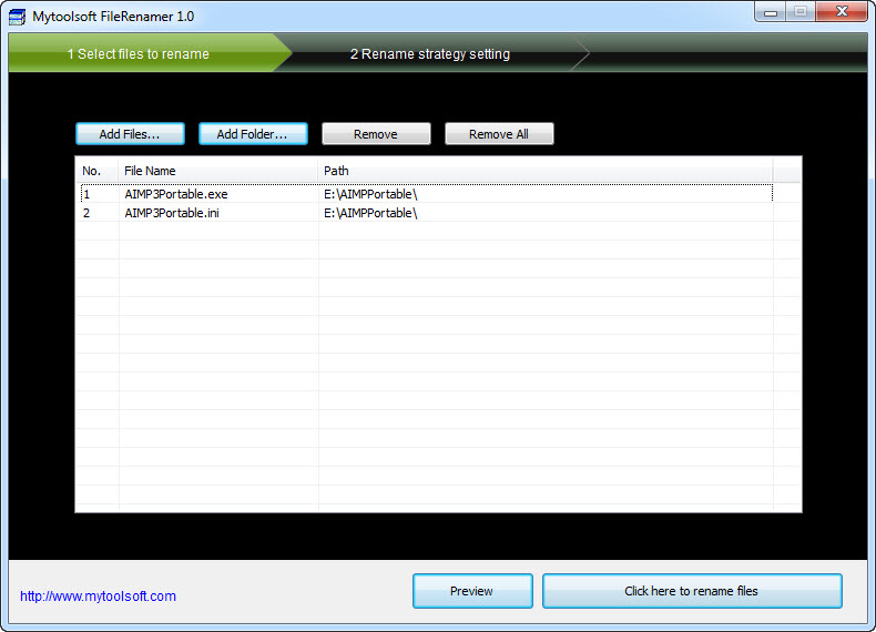 Mytoolsoft FileRenamer 1.0.0