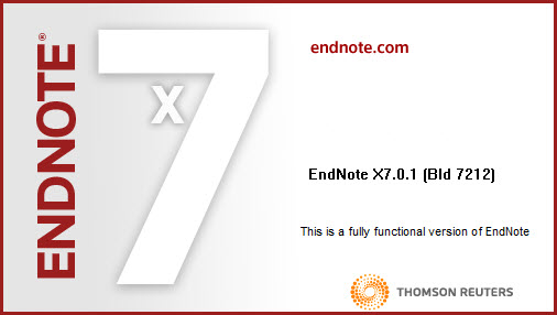 Thomson Reuters EndNote X7.7 Build 9832