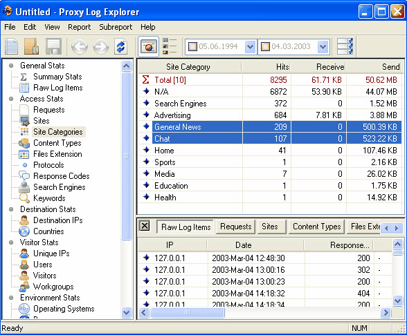 ExactTrend Proxy Log Explorer 3.63 Build 0373