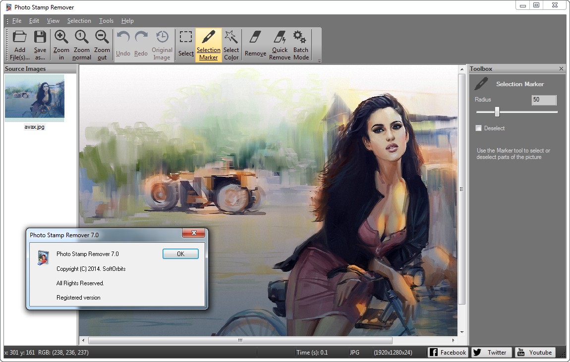 SoftOrbits Photo Stamp Remover 7.0