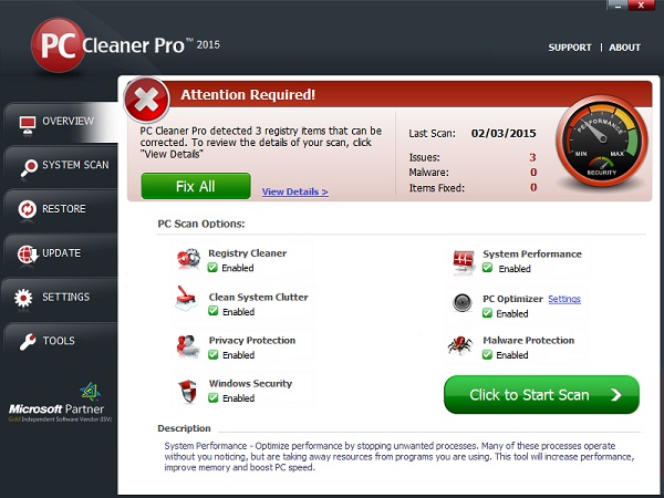 PC Cleaner Pro 2017 1.4