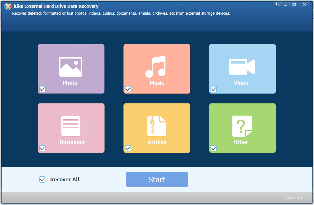 ILike External Hard Drive Data Recovery 5.8.8.8 Multilanguage