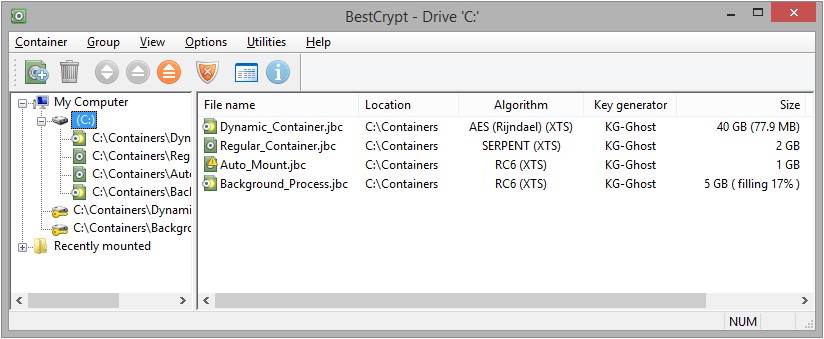 Jetico BestCrypt Container Encryption 9.02.2