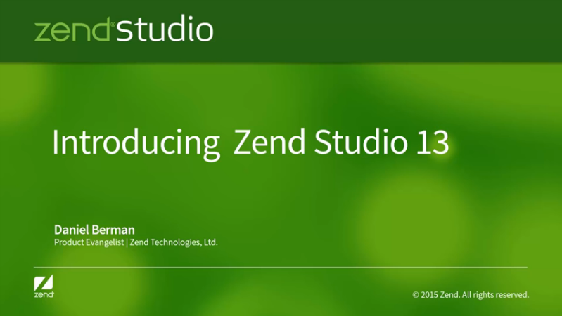 Zend Technologies Ltd. Zend Studio v13.0 (Win/Mac/Lnx)