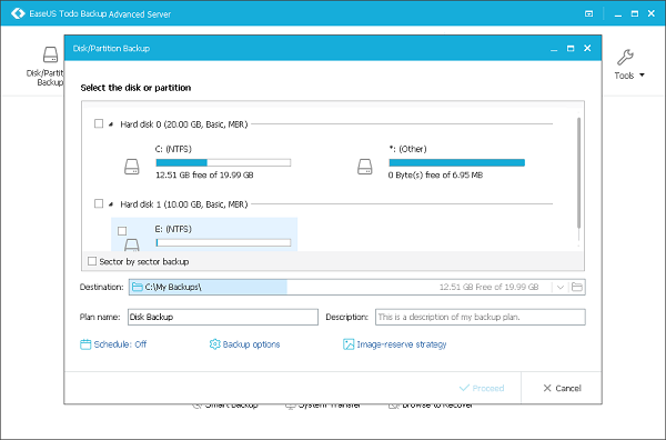 EaseUS Todo Backup Advanced Server 9.0