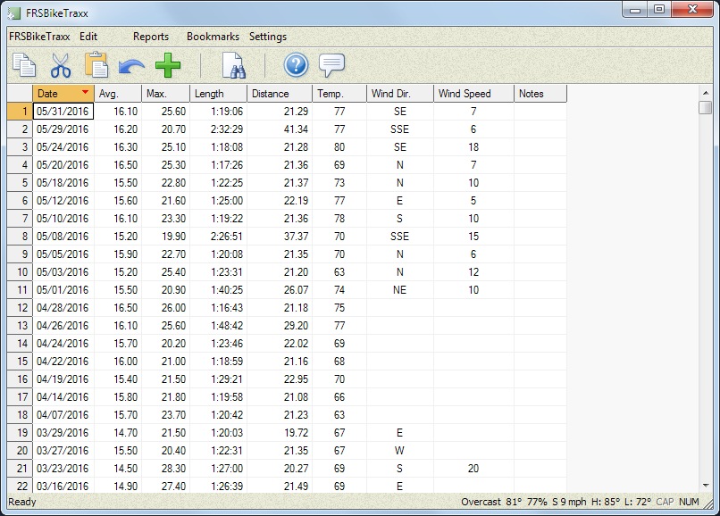 Fourth Ray Software FRSBikeTraxx 1.1.0