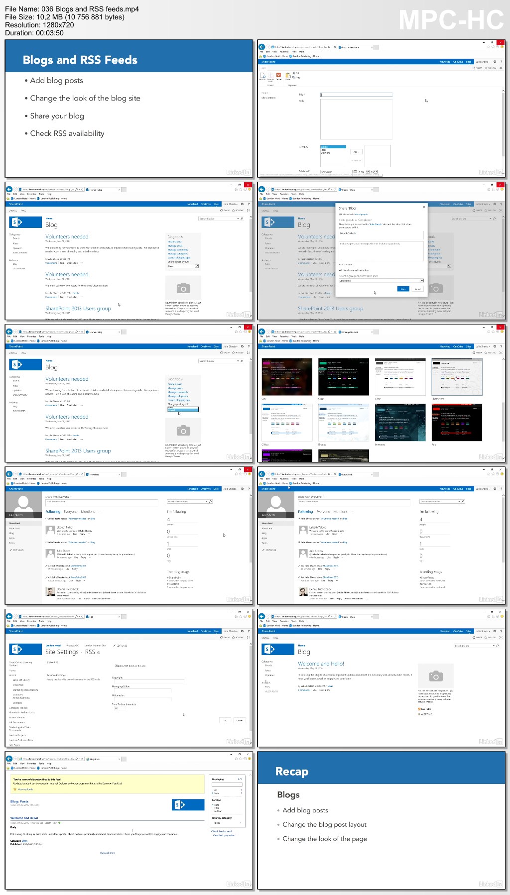 Lynda - SharePoint 2013: Prepare for the Microsoft Office Specialist Certification Exam (77-419)