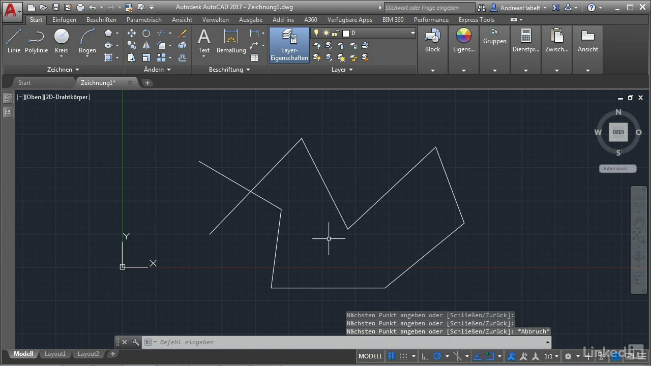 AutoCAD – Grundlagen (Profundes Basiswissen – ab Version 2017)