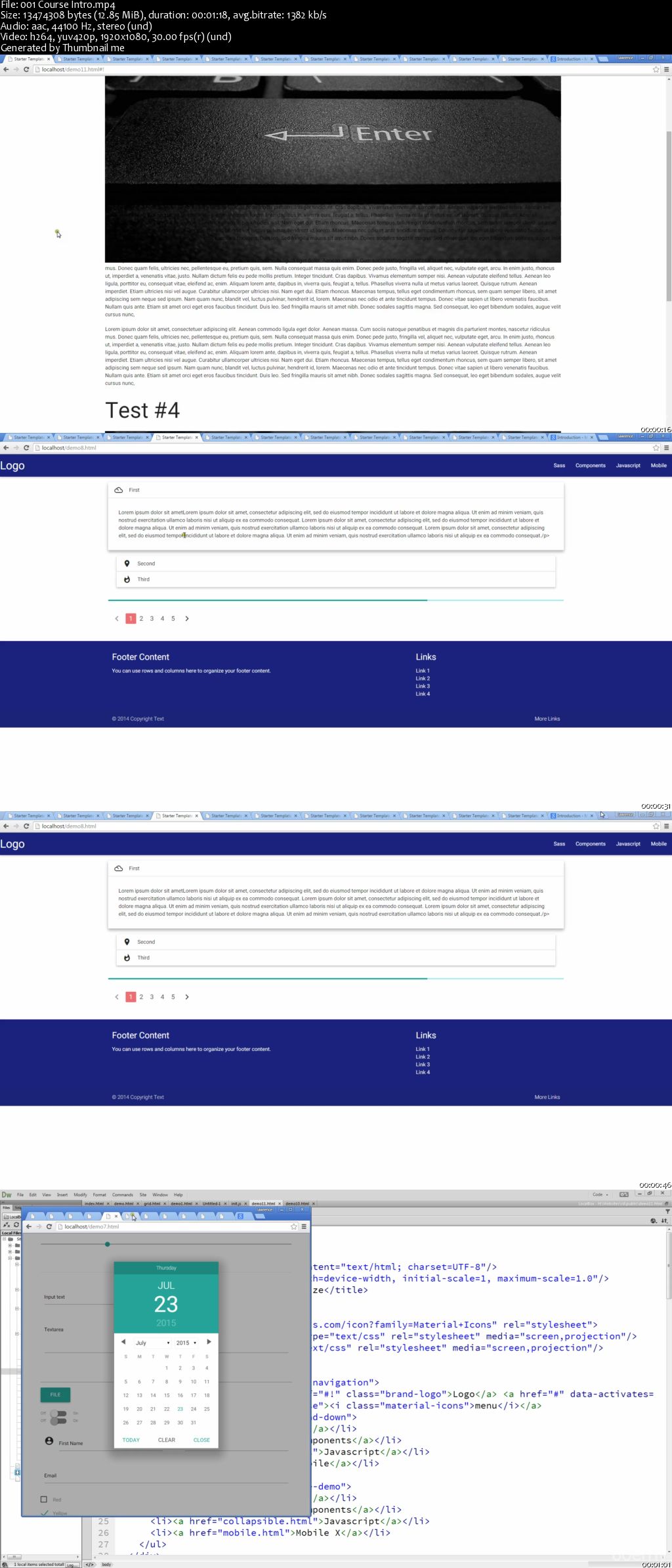 Responsive Design with NEW Materialize