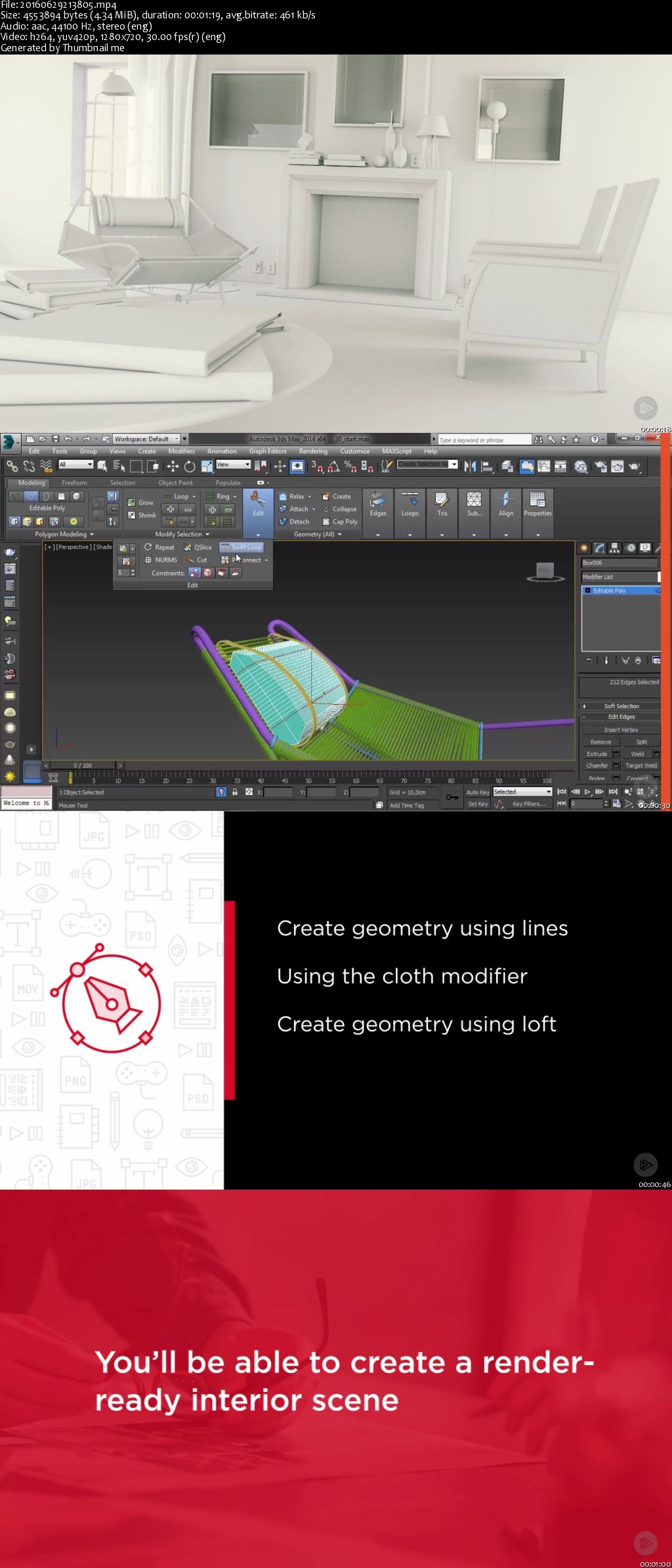 Interior Modeling Techniques in 3ds Max