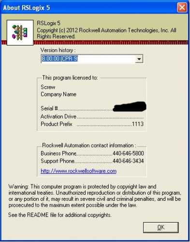 Allen Bradley RSLogix5 version 8.0