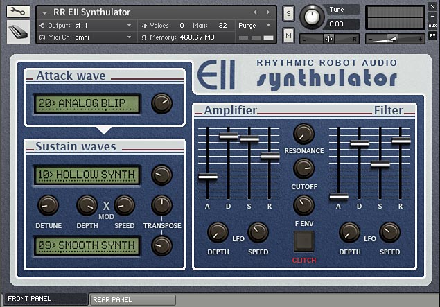 Rhythmic Robot EII Synthulator KONTAKT