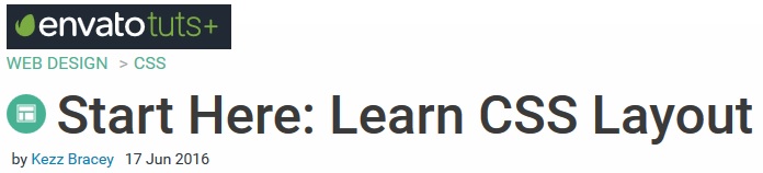 Tutsplus - Start Here: Learn CSS Layout