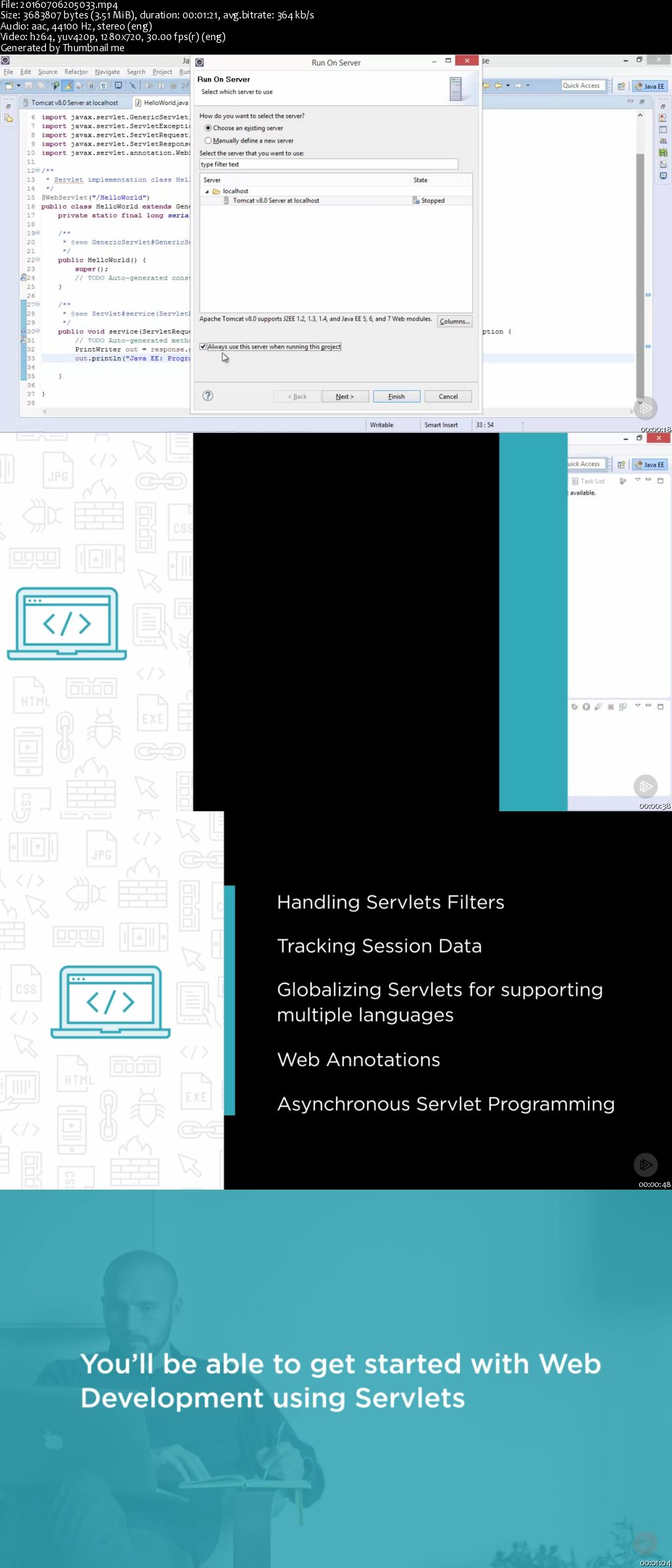 Java EE: Programming Servlets