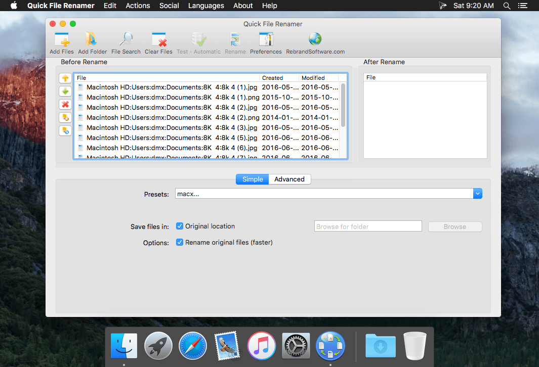Quick File Renamer 4.7