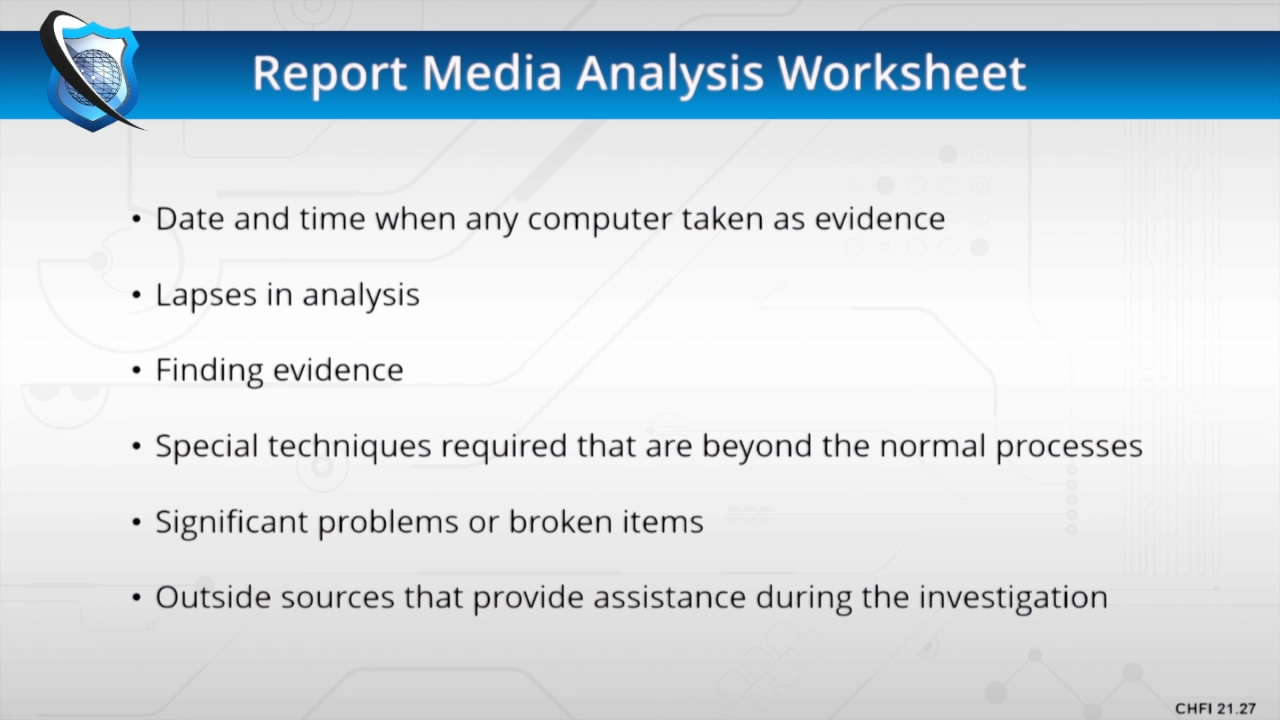 Computer Hacking Forensic Investigator (CHFI)