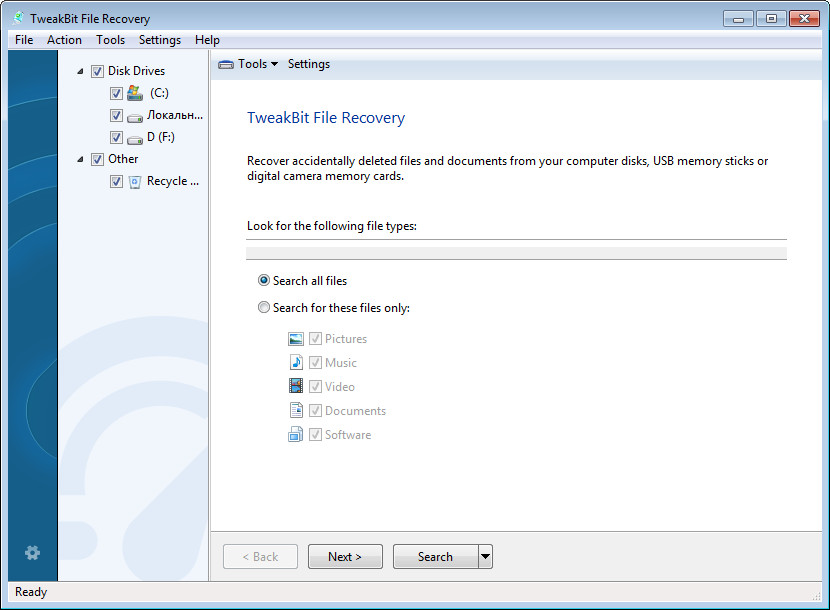 TweakBit File Recovery 6.2.1