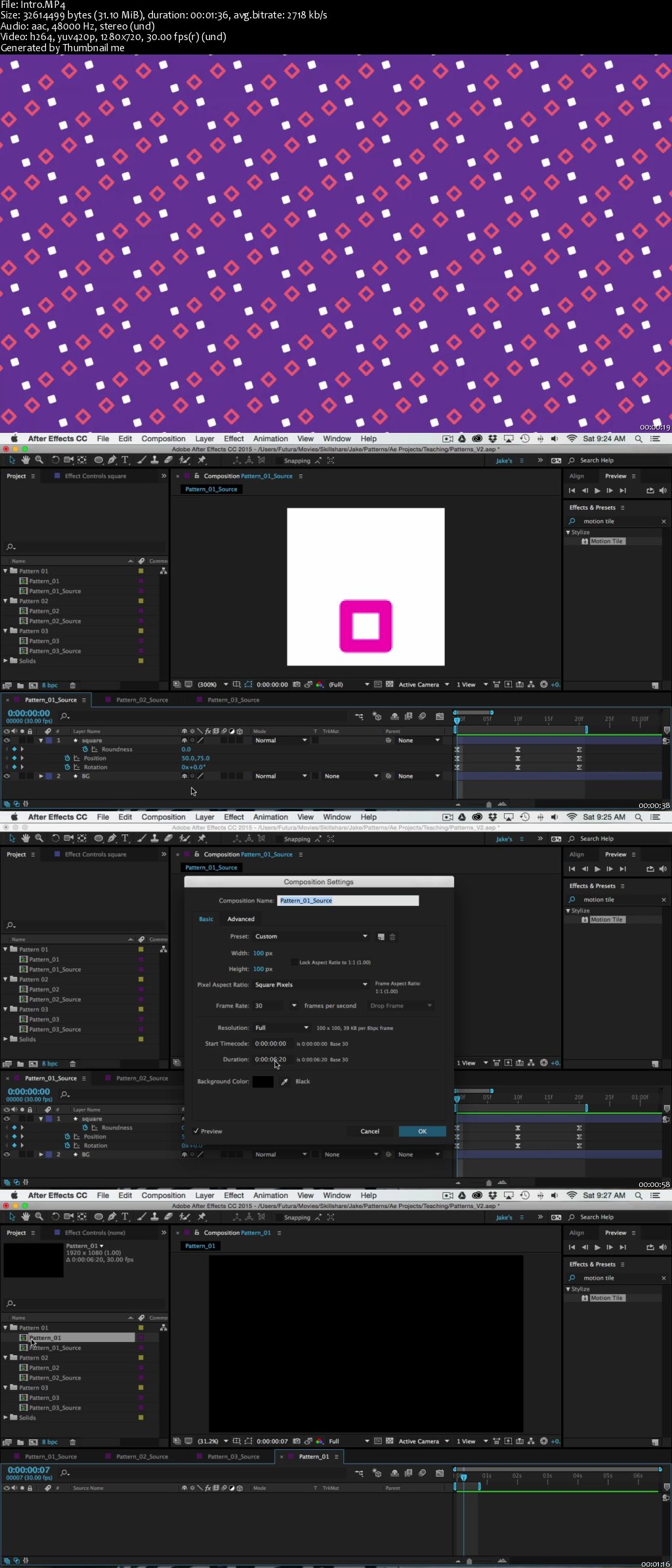 Repeating Patterns in After Effects