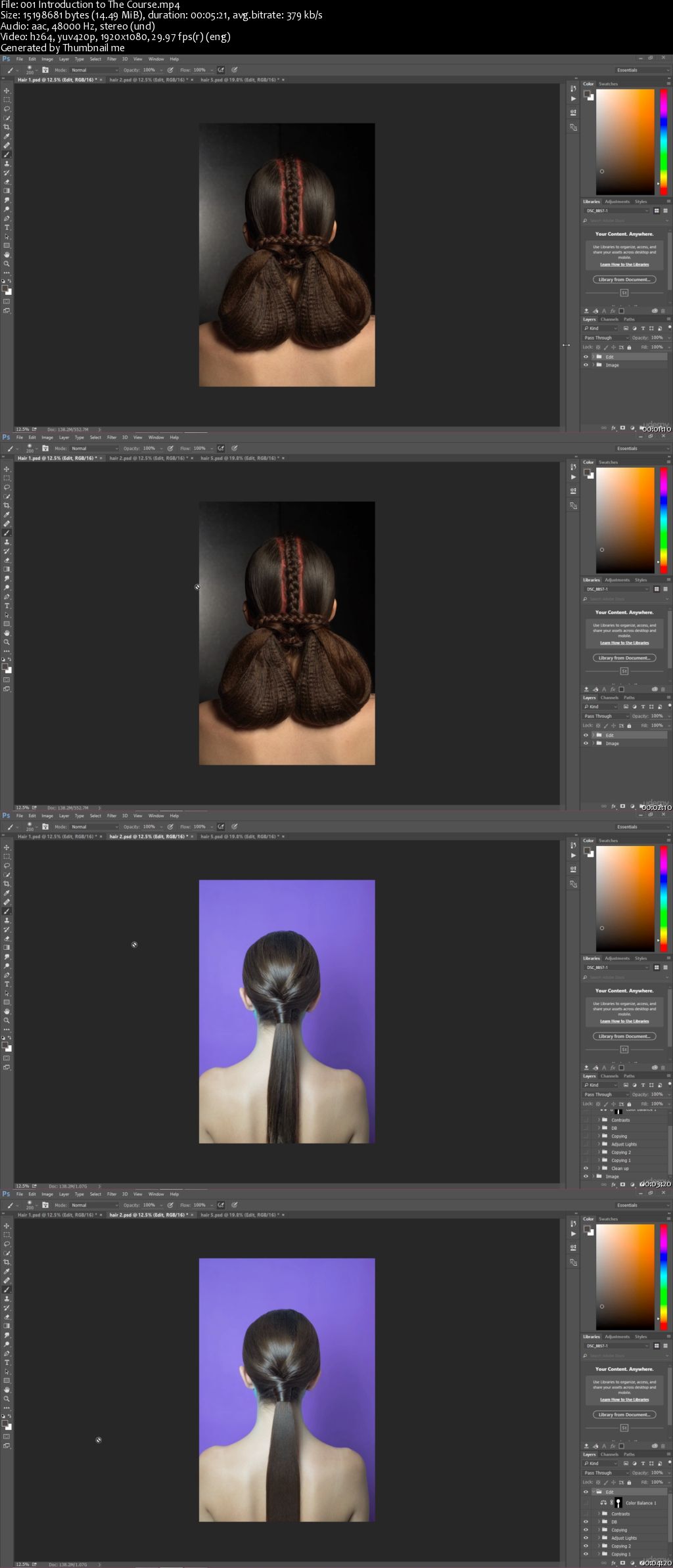 Photoshop CC: High End Hair Retouching in Photoshop