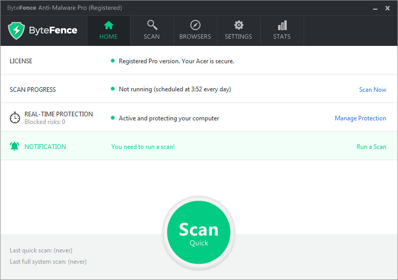 ByteFence Anti-Malware 2.1.8.0 Multilingual