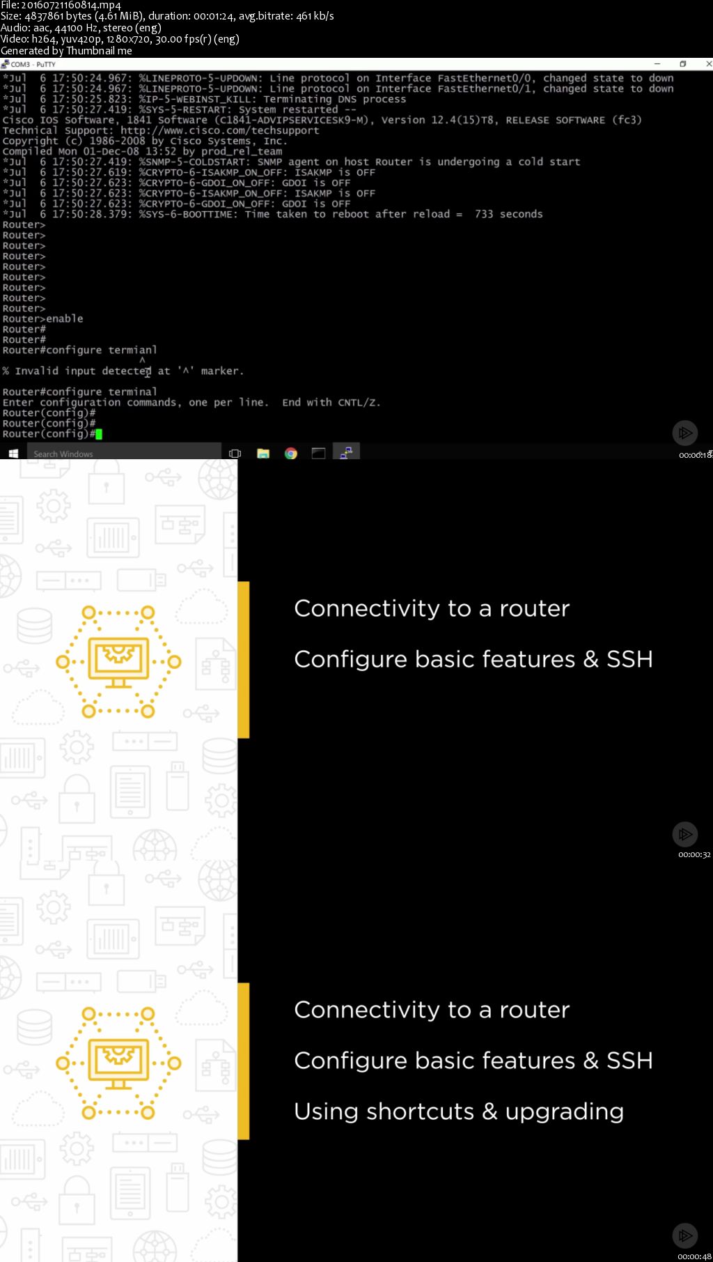 Configuring a Cisco Router for Cisco CCNA 200-125/100-105