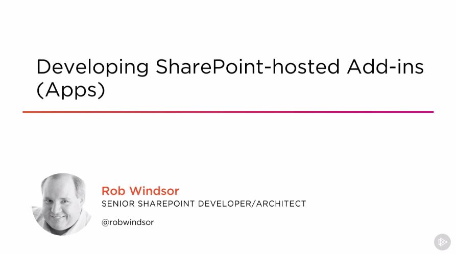 Developing SharePoint-hosted Add-ins (Apps)