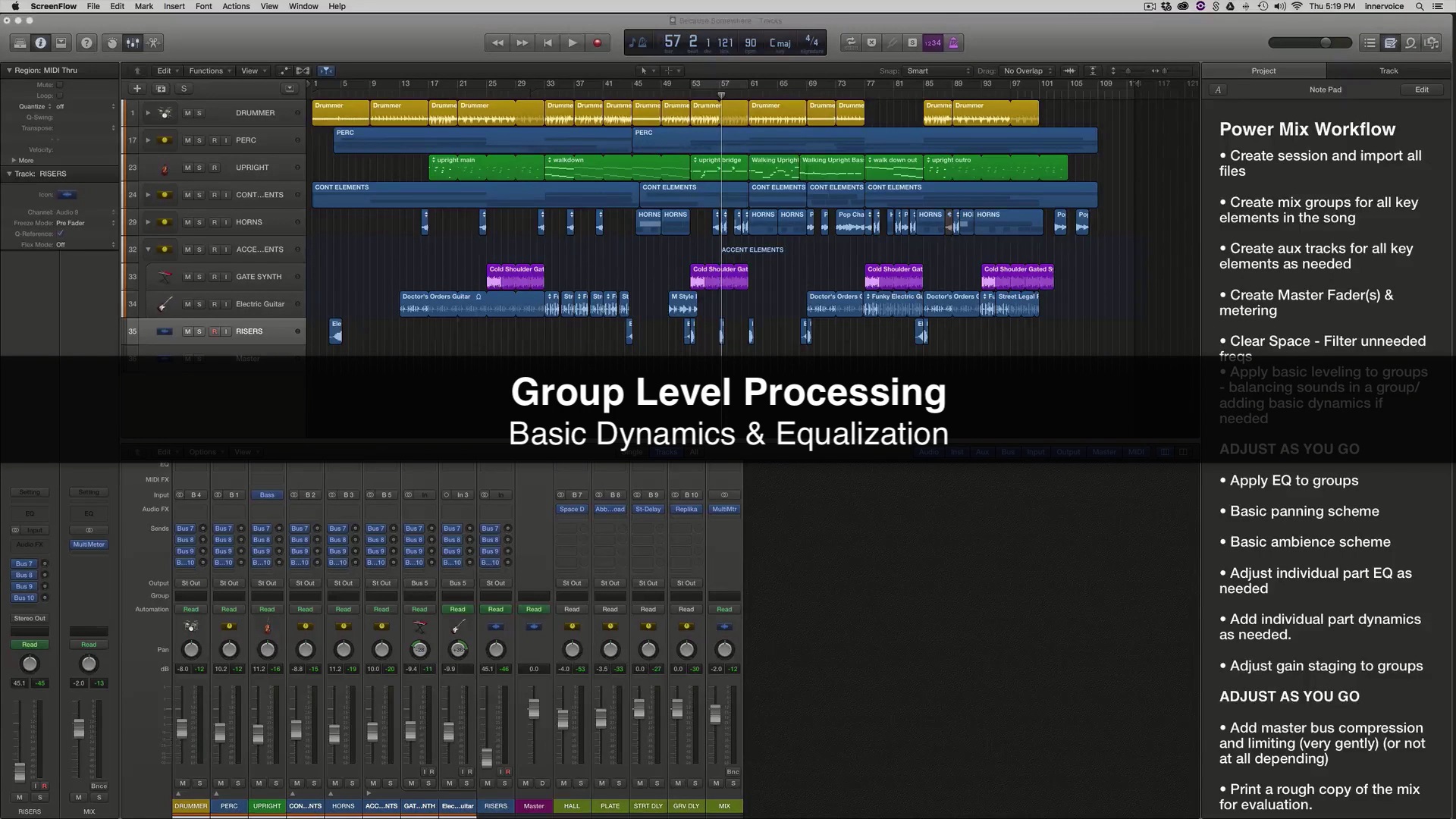 ADSR Sounds - Power Mixing in Logic Pro X (2016)