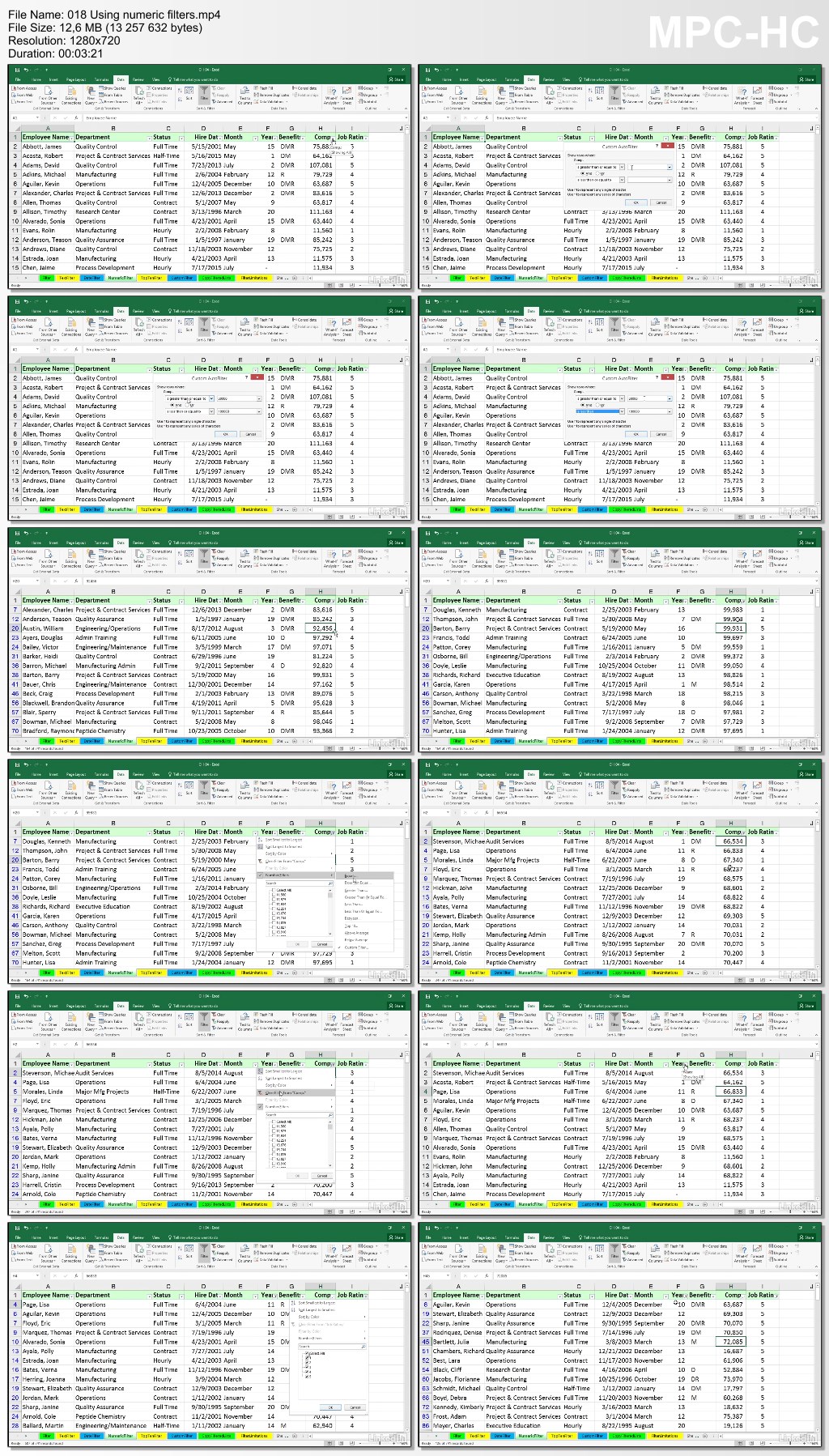 Lynda - Excel 2016: Managing and Analyzing Data