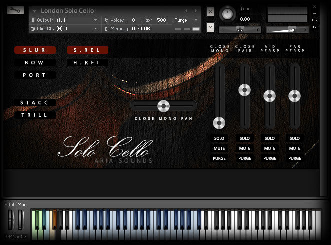 ARIA Sound London Solo Cello KONTAKT