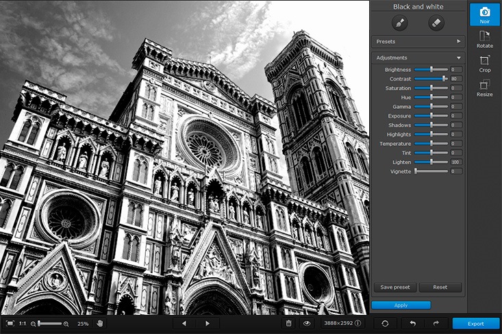 Movavi Photo Noir 1.0.1 Multilangual Mac OS X