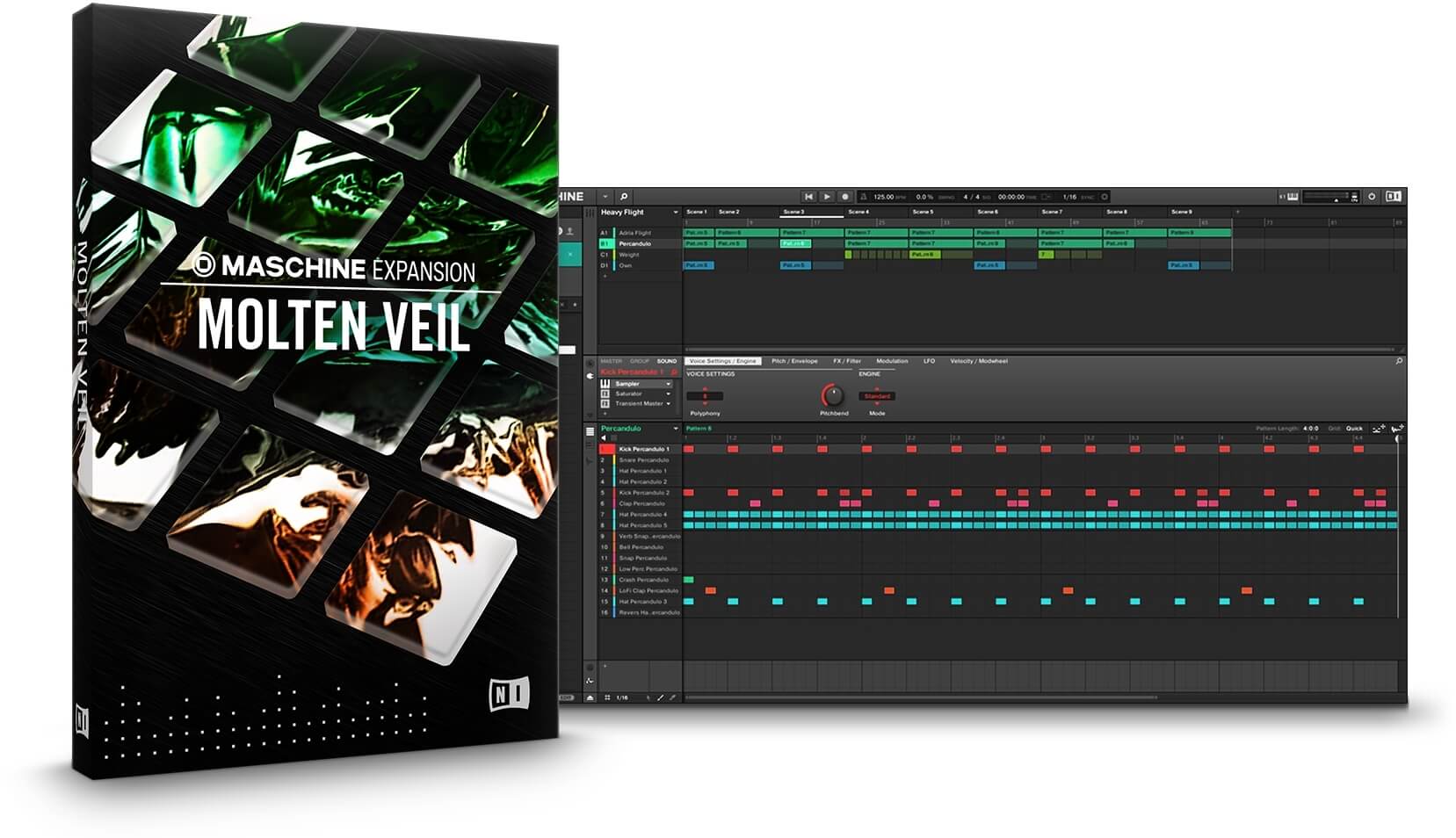 Native Instruments Maschine Expansion Molten Veil v1.0.0 HYBRID