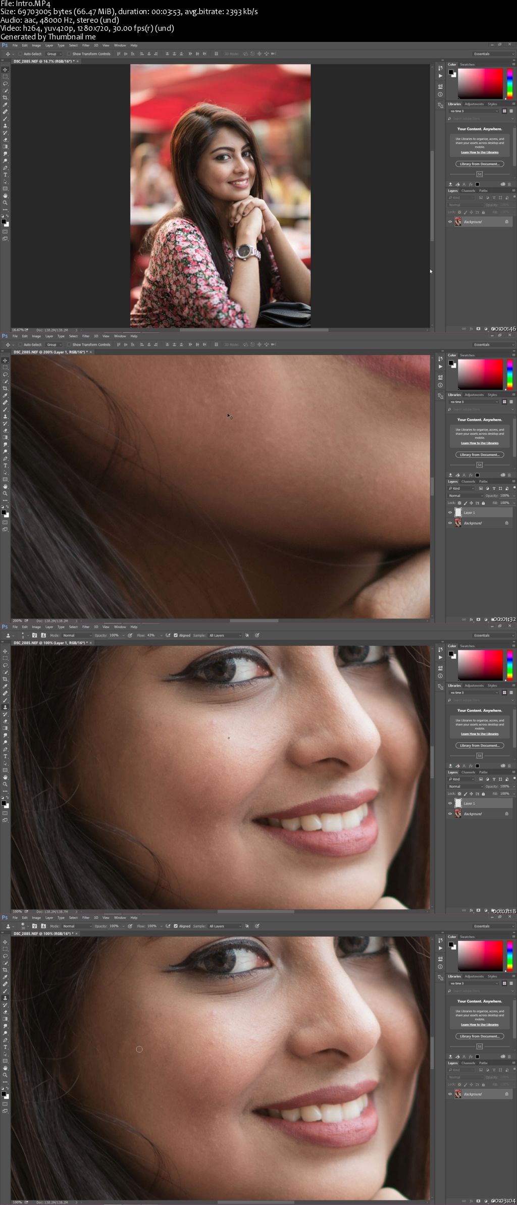 Photoshop CC: Create Retouching Actions